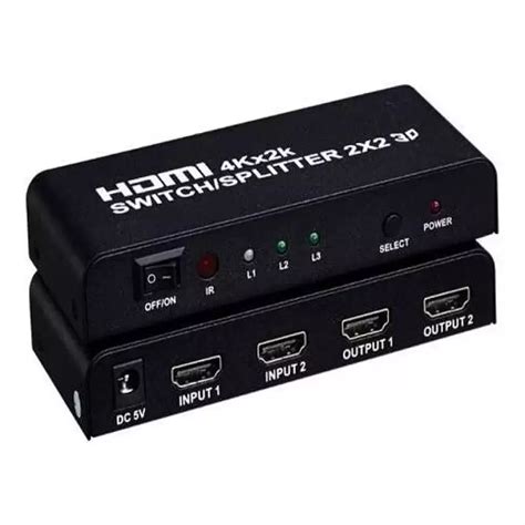 Buy Techut HDMI 2X2 Matrix Switch Splitter With Remote Control 2 In 4