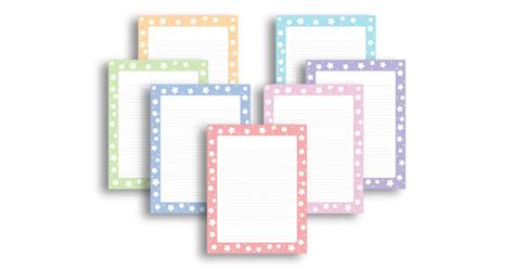 Free Printable Lined Paper Template Spec On A Speck