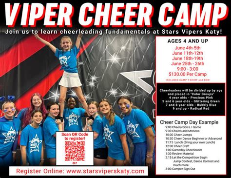 Summer Cheer Camps Starsviperskaty