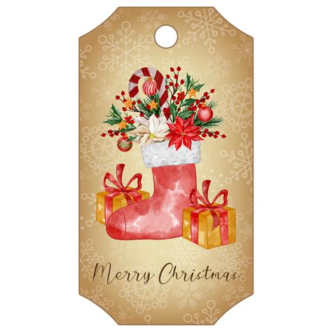 Free Christmas gift tags 14296462 PNG with Transparent Background