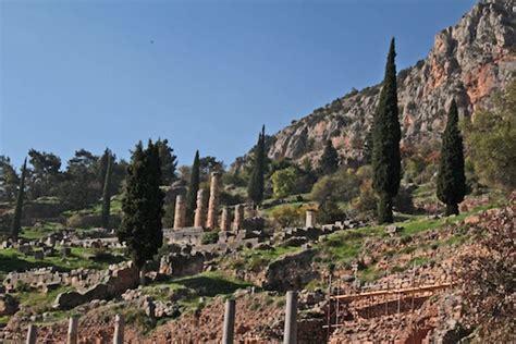 The remains of the powerful temple of the Oracle at Delphi - Extraordinary Places