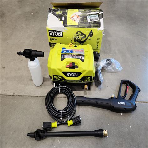 AS IS RYOBI 1800 PSI 1 2 GPM Cold Water Corded Electric Pressure Washer