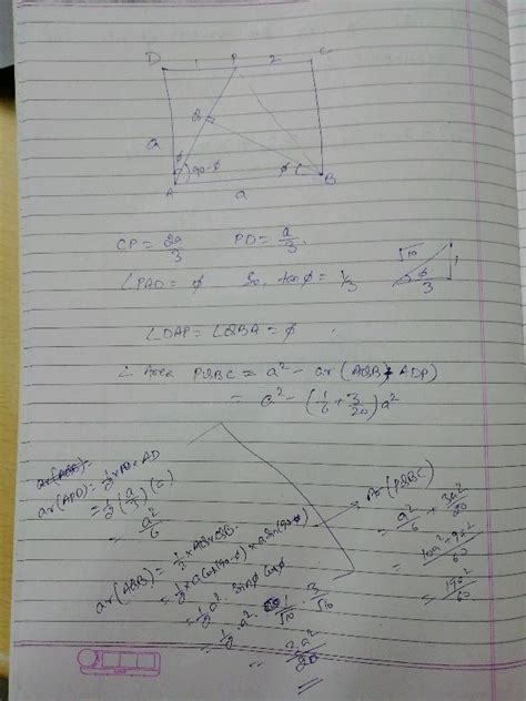 Let ABCD Be A Square And P Be A Point On Segment CD Such That DP PC 1