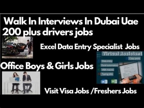 Jobs In Dubai Abudhabi Salary Aed To Aed Walk In