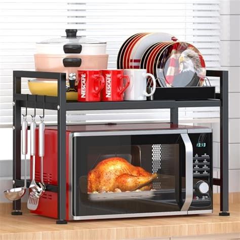 Amazon Deayou Microwave Oven Rack Extendable Toaster Stand