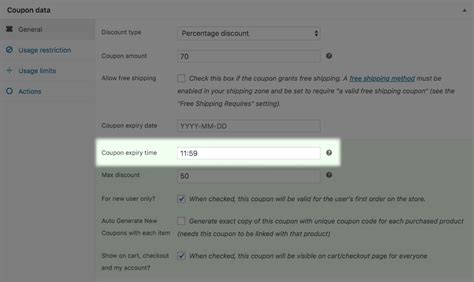 How to Set a Coupon Expiry Date and Time Documentation - WooCommerce