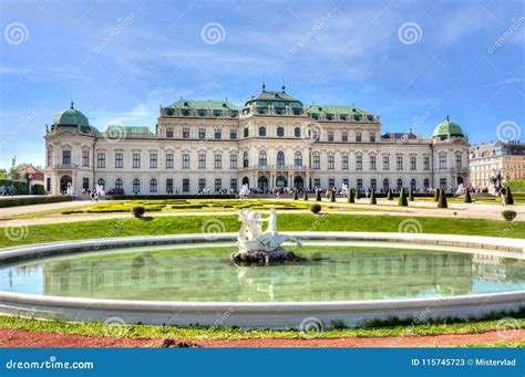 Upper Belvedere, Vienna, Austria Stock Image - Image of belveder ...