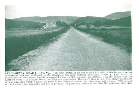 Lee Highway Neary Luray VA Shenandoah County Library Archives