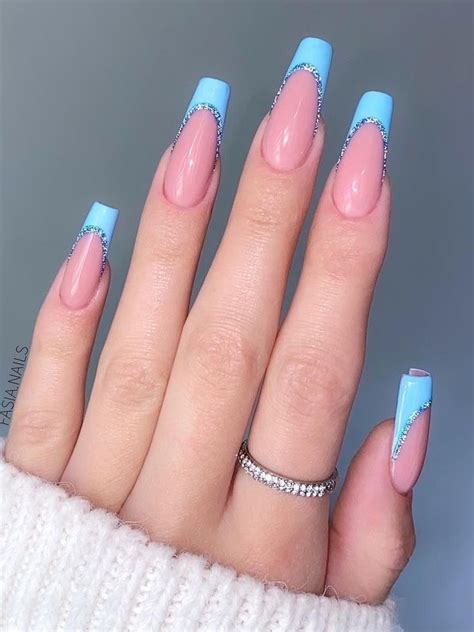 Best Light Blue Nails For A Stylish Korean Summer Look Artofit