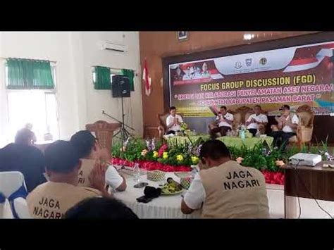 Fgd Sinergi Dan Kolaborasi Penyelamatan Aset Negara Youtube