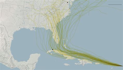 Florida Hurricane Paths - Share Map