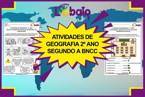 Conteúdo De Geografia Para O 2º Ano - Atividades de Geografia 2º Ano segundo a BNCC