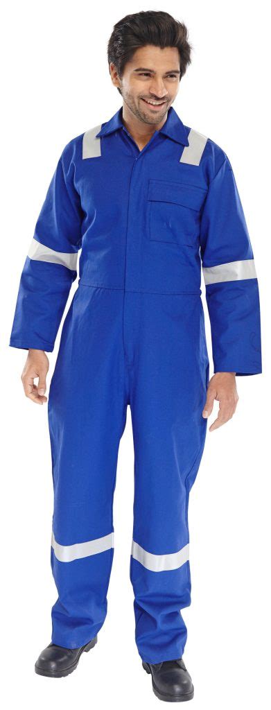 Fire Retardant Nordic Design Boilersuit Royal Blue Corporate Wear