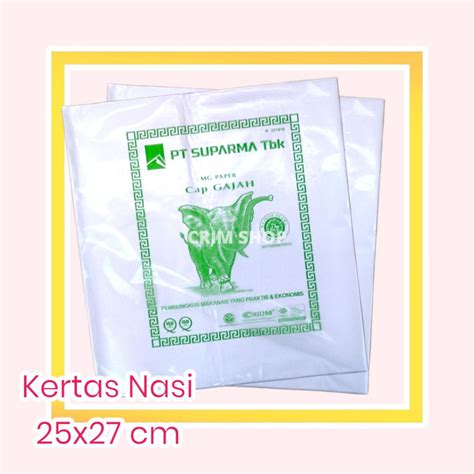 Jual Kertas Nasi Cap Gajah Isi 100 Shopee Indonesia