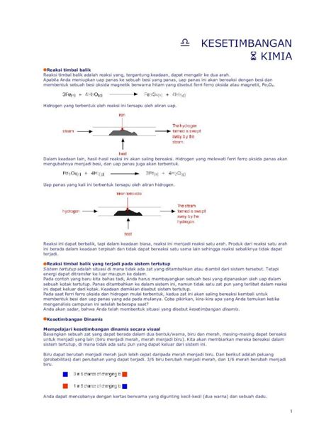 Pdf Materi Kesetimbangan Kimia Dan Laju Reaksi Dokumen Tips