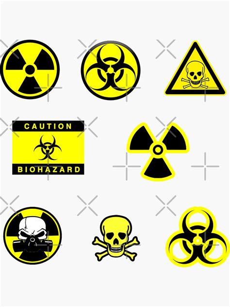 Biohazard Nuclear Stickers Sticker For Sale By Unionpride Redbubble