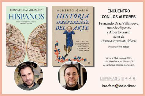 Encuentro en Santander con los autores Fernando Díaz Villanueva