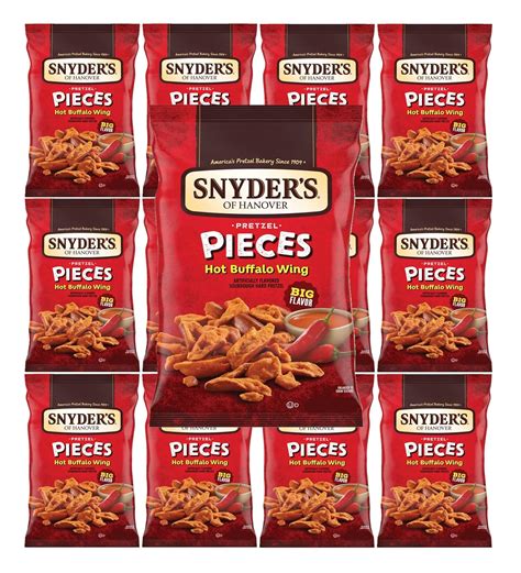 Amazon Snyder S Pretzel Pieces Hot Buffalo Wing Oz Bags Pack Of