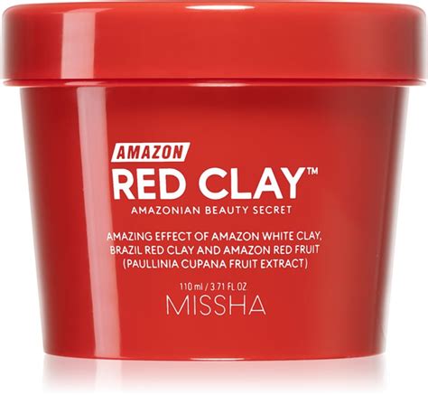 Missha Amazon Red Clay Oil Controlling And Pore Minimising Cleansing