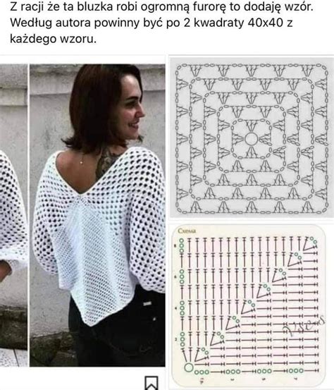 Pin by Magda Szczepańska on szydełko Crochet fashion patterns