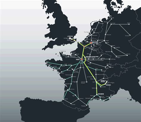 sábado temor digestión eurostar rail map llorar Desviación monte Vesubio