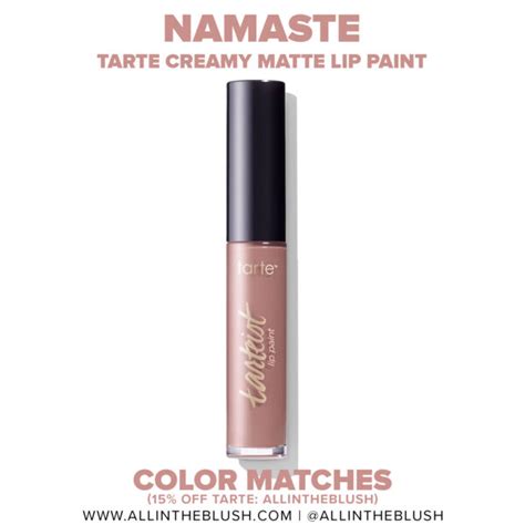 Tarte Namaste Tarteist Creamy Matte Lip Paint Color Matches All In