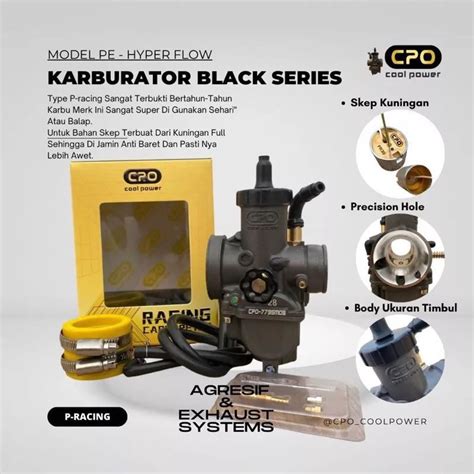 Jual Karbu Karburator CPO PE 24 30 P Racing Carbu Carburator