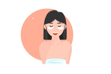 Illustration Woman Applying Skincare Graphic By Uppoint Design