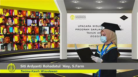 Dua Hari UI Gelar Wisuda Virtual Bagi Lulusan Vokasi Hingga Program S