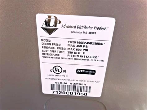 New Adp 5 Ton Achp Cased Upflowdownflow A Coil R 410a Piston Ebay