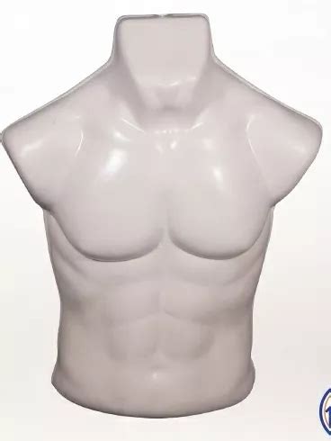 10 Maniquí Exhibidor Torso Hombre Plastico Negro 10pzas en venta en