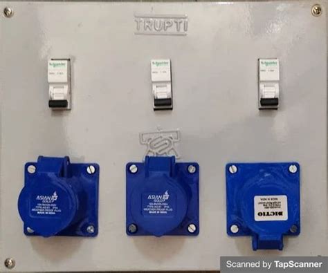 Industrial Plug And Socket Distribution Box A Single Off