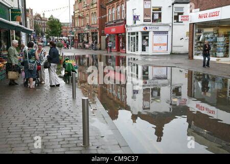 Loughborough, Leicestershire, UK. 28th June, 2012. Flooding in Biggin ...