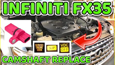 Infiniti Fx Camshaft Position Sensor Replace To P Youtube