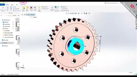 mechanical gear design  solidworks cad project showcase youtube