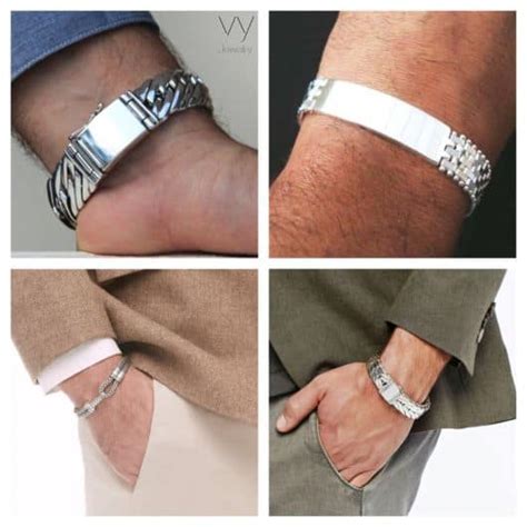 Pulseira De Prata Masculina Modelos Estilosos Para Se Inspirar