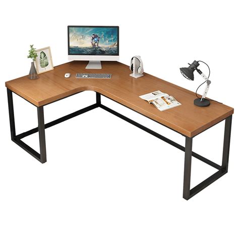 Buy Computer Desk L-shaped Computer Desk, Minimalist Solid Wood Writing ...