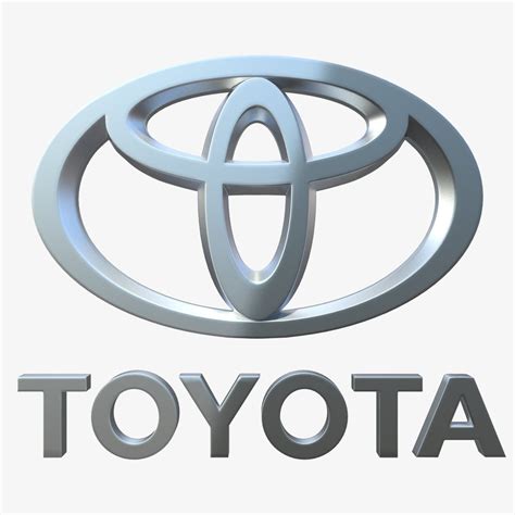 Toyota Logo 3D Model .max .obj .3ds .fbx - CGTrader.com