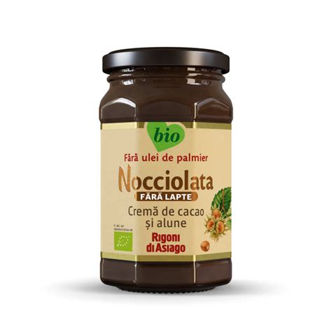 Crema Bio Cu Cacao Si Alune De Padure Fara Lapte Nocciolata Farmacia