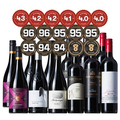 Vivino 4 Star Shiraz Lineup 30 Mixed Case Vinomofo Australia