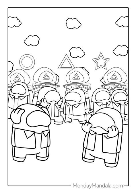 squid game coloring pages 4
