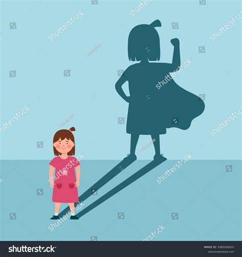 Self Confidence Kids Flat Design Cute Stock Vector (Royalty Free) 2365318315 | Shutterstock