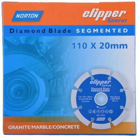 4 Inch Norton Clipper Samrat Cutting Blade For Granite Marble And Concrete 8 At Rs 133 Piece