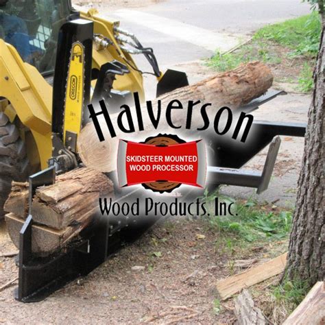 Log splitter & firewood processor skid steer attachments made by ...