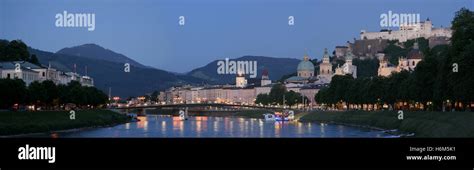 salzburg at night Stock Photo - Alamy