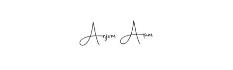 70+ Anjum Alam Name Signature Style Ideas | Best Electronic Sign