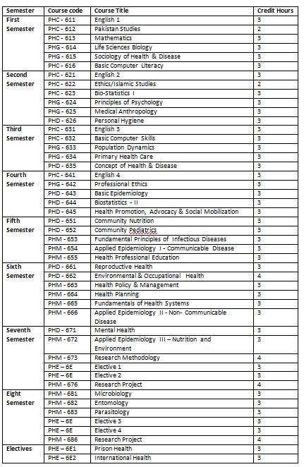 Bachelor of Science in Public Health (BSPH) – Health Services Academy