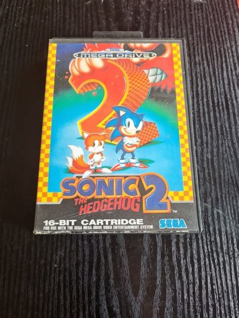 Sega Mega Drive Sonic The Hedgehog Boxed Complete Md Game Box Manual