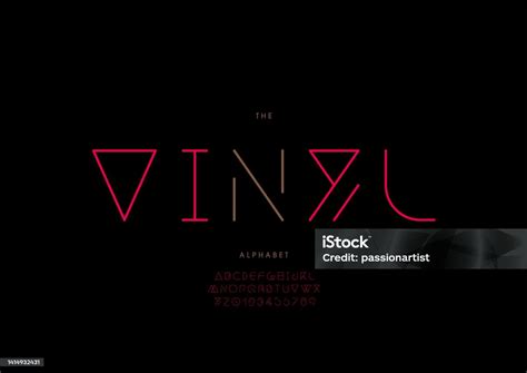 Vinyl Alphabet Stock Illustration - Download Image Now - Abstract ...