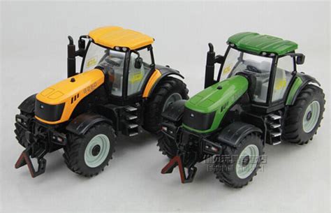 Kids Orange / Green 1:30 Scale Diecast Tractor Toy [NT01T030 ...